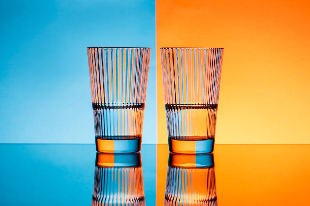 Two glasses of water demonstrating water quality and treatment options